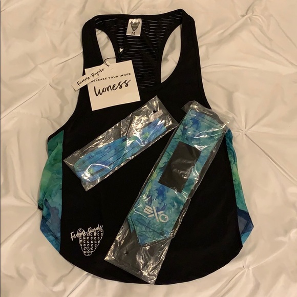 Femme Royale Tops - Activewear Tank, Vull Headband, ExoSleeve Wraps